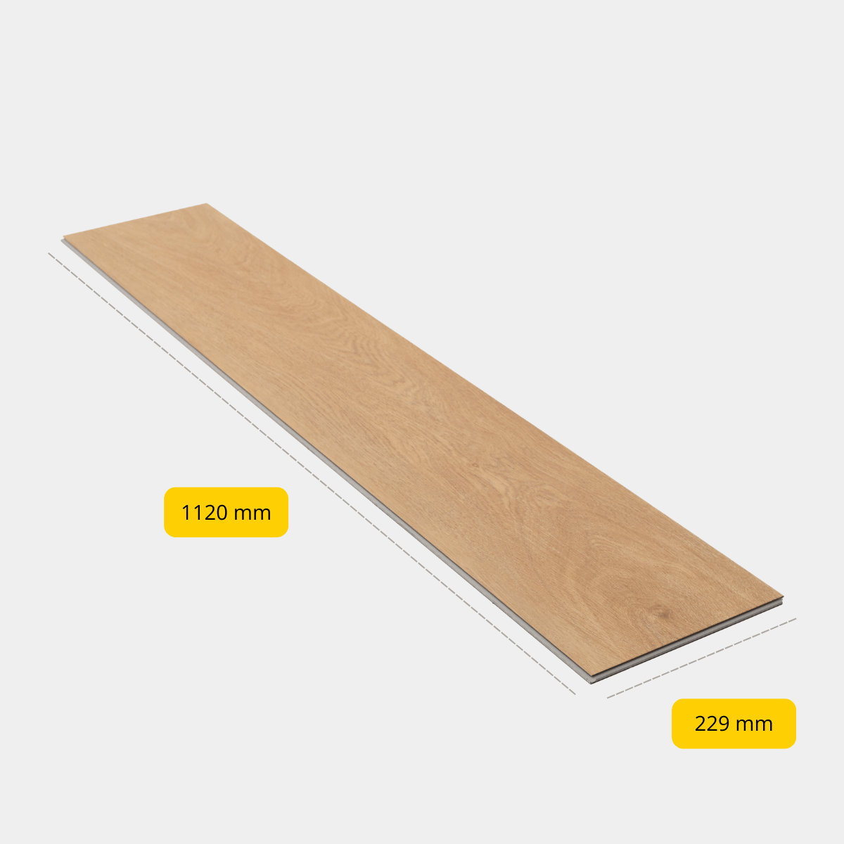 CHECK - Klik PVC met geïntegreerde ondervloer - Alteno eiken - Extra breed