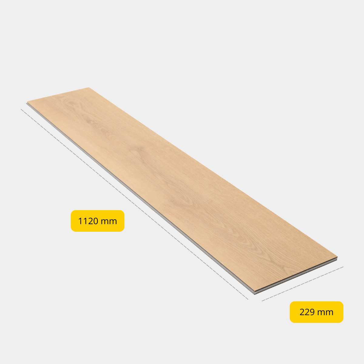 CHECK - Klik PVC met geïntegreerde ondervloer - Burbach eiken - Extra breed