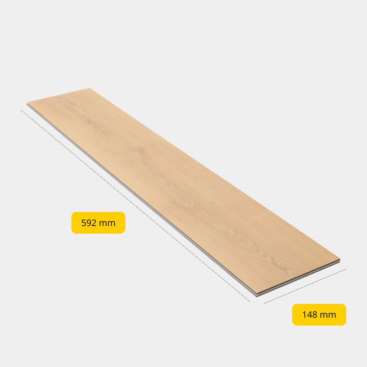 CHECK - Klik PVC met geïntegreerde ondervloer - Burbach eiken - Visgraat